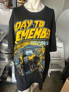 A Day To Remember - “They Came From The Garage” tshirt size Xl as is condition